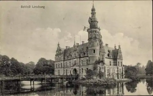 Ak Lütetsburg in Ostfriesland, Schloss Lütetsburg, Lützburg