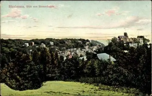 Ak Hamburg Altona Blankenese, Blick vom Bismarckstein