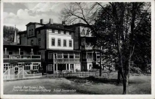 Ak Bad Sulza in Thüringen, Solbad  Prinz Carl von Schweden-Stiftung, Schloss Sonnenstein
