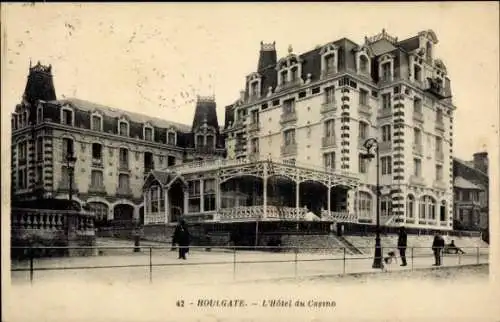 Ak Houlgate Calvados, Hotel du Casino,  Architektur, postkartenmotiv