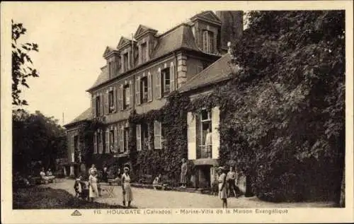 Ak Houlgate Calvados, Marine Villa de la Maison Evangélique
