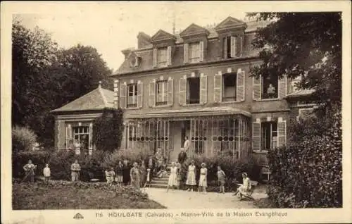 Ak Houlgate Calvados, Marine Villa de la Maison Evangélique