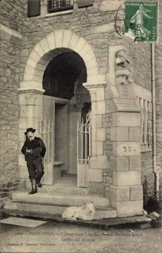 CPA Pont Aven Finistère, Le Porche entrée