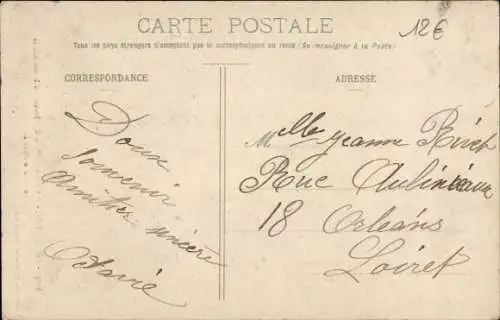 CPA Pont Aven Finistère, Le Porche entrée