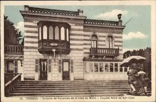 Ak Tréboul Douarnenez Finistère, Kolonie de Vacances de la Ville du Mans