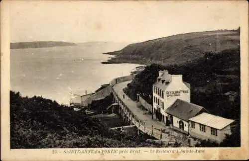 CPA Sainte Anne de Portzic Brest Finistère, Le Restaurant Sainte Anne