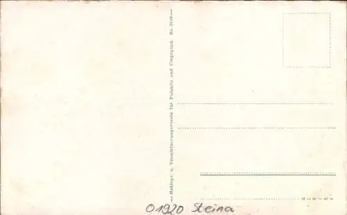 Ak Schwedenstein bei Pulsnitz, Lausitzer Gebirge, Tannenberg