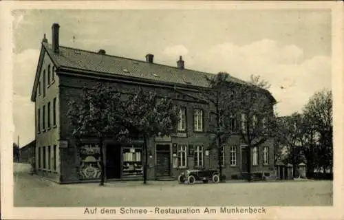Ak Witten an der Ruhr, Dortmund, Auf dem Schnee, Restauration Am Munkenbeck