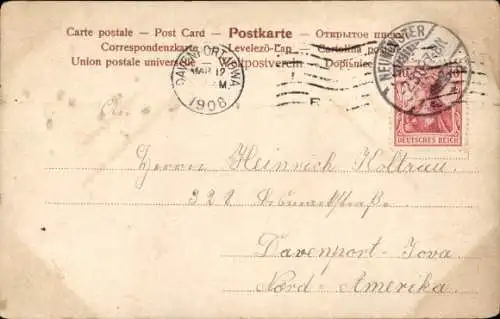 Ak Tisá Tyssa Tissa Region Aussig, Gesamtansicht