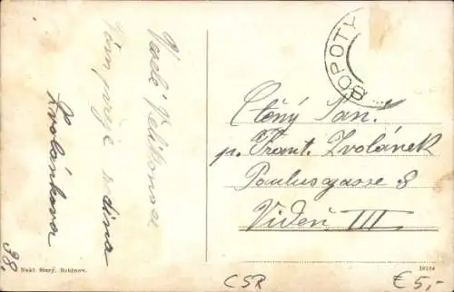 Ak Sobíňov Region Hochland, Wallfahrtsort Sopoty