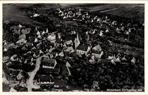 Ak Michelbach am Wald Oehringen, Fliegeraufnahme