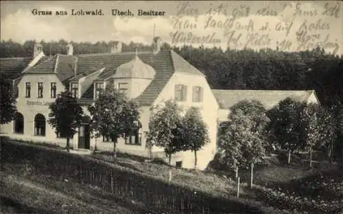 Ak Neusäß, Restauration Lohwald, Gasthaus