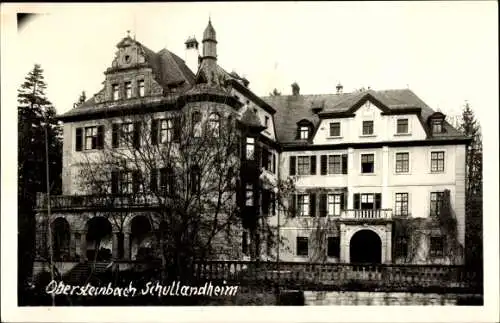 Foto Ak Obersteinbach Markt Taschendorf, Schullandheim