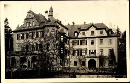 Foto Ak Obersteinbach Markt Taschendorf, Schullandheim