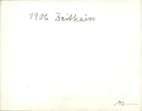 Foto Truppenübungsplatz Zeithain, Deutsche Soldaten in Uniform, 1906