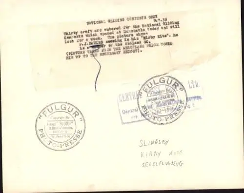 Foto Segelflugzeug, Slingsby Kirby Kite