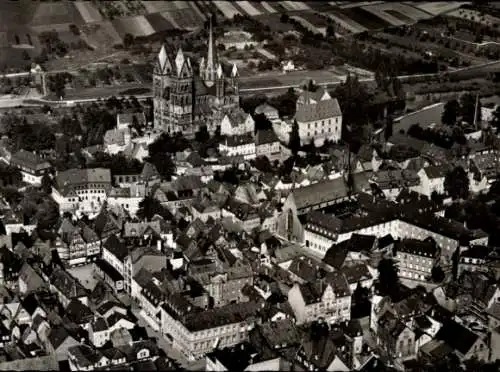 Ak Limburg an der Lahn, Fliegeraufnahme