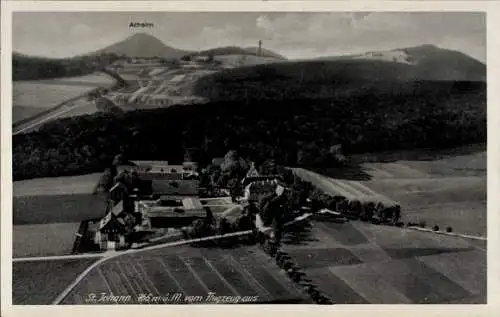 Ak St. Johann Schwäbische Alb Württemberg, Luftaufnahme