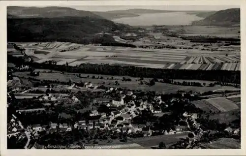 Ak Nenzingen Baden Württemberg, Luftaufnahme