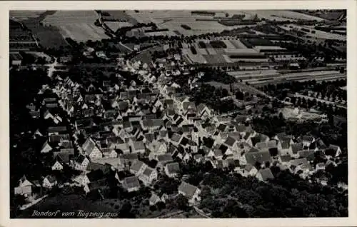 Ak Bondorf in Württemberg, Fliegeraufnahme