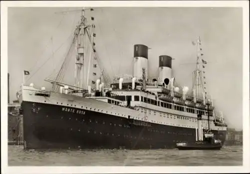 Ak Dampfschiff MS Monte Sarmiento, HSDG