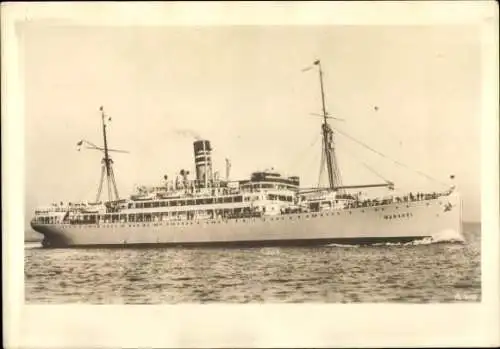 Ak Dampfer Wangoni, Woermann-Linie