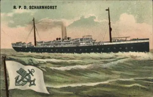 Ak Dampfer Scharnhorst, Norddeutscher Lloyd