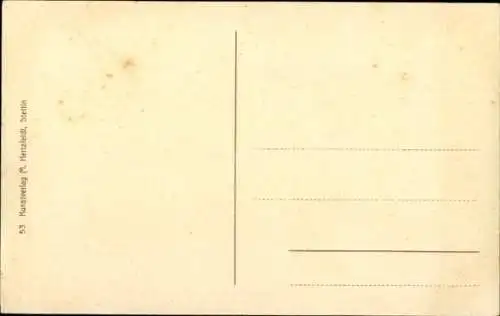 Ak Dampfer Odin, Reederei Braeunlich Stettin, Salonschnelldampfer