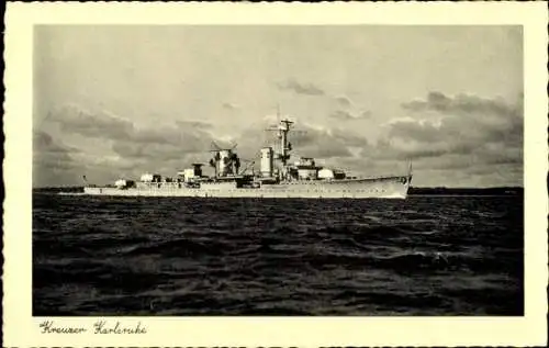 Ak Deutsches Kriegsschiff, Kleiner Kreuzer Karlsruhe, Reichsmarine