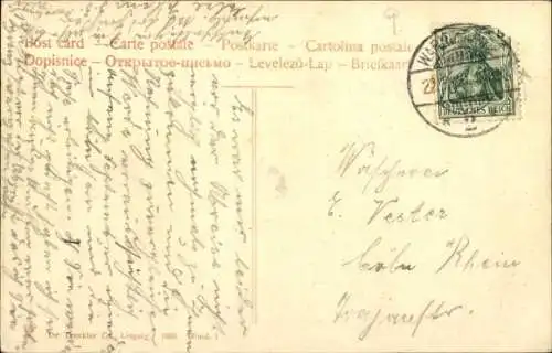 Ak Postfährschiff Prinz Christian, Gjedser-Warnemünde