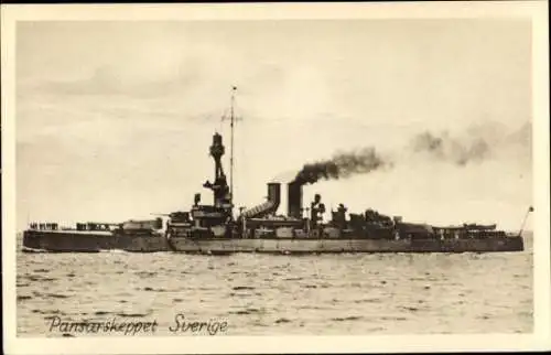 Ak Kriegsschiff, Pansarskeppet Sverige