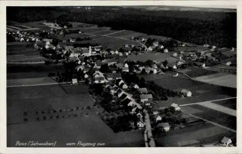 Ak Boos in Schwaben, Luftaufnahme