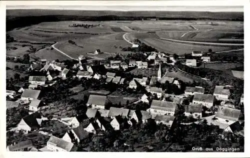 Ak Döggingen Bräunlingen in Baden Württemberg, Luftaufnahme