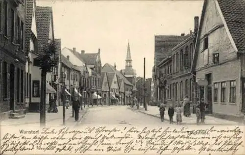 Ak Wunstorf in Niedersachsen, Langestraße