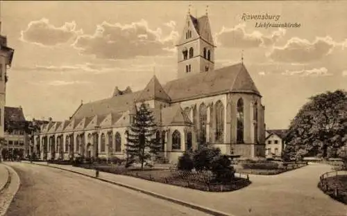 Ak Ravensburg in Württemberg Oberschwaben, Liebfrauenkirche