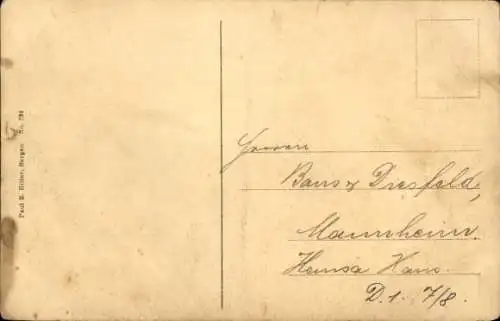 Ak Bergen Norwegen, Tyskebryggen