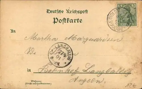 Litho Bordesholm in Holstein, Hotel Alter Heidekrug, Strand, Kirche, Große Linde