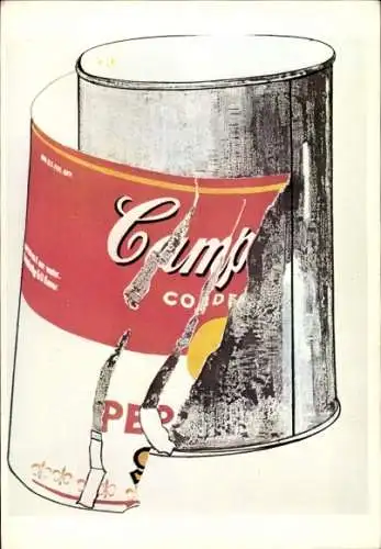 Ak Werbung, Dose, Warhol, Nahrung, Suppen