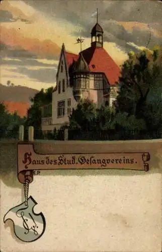 Studentika Ak Göttingen in Niedersachsen, Haus des Stud. Gesangvereins