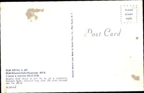 Ak KLM Flugzeug, Royal 8 Jet