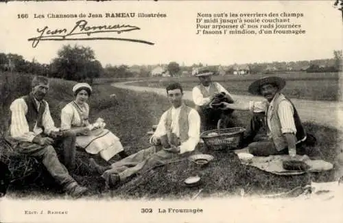 CPA Chansons de Jean Rameau, Froumagee
