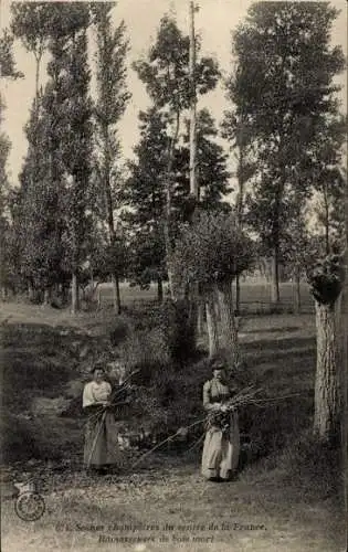 Ak Waldpartie, Holzsammlerinnen