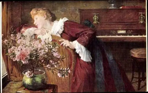 Künstler Ak Robert-Fleury, Tony, Niepokój