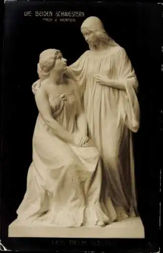 Ak Plastik Beide Schwestern