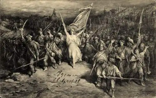 Künstler Ak Dore, G., Die Marsellaise