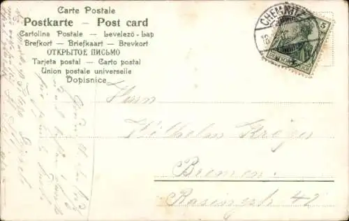 Ak Segelboote, Stürmisches Meer, Möwen