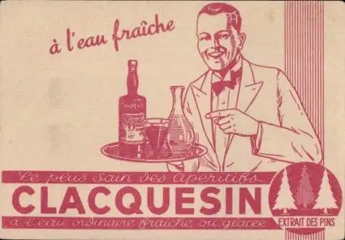 CPA Reklame, Clacquesin, Extrait des Pins
