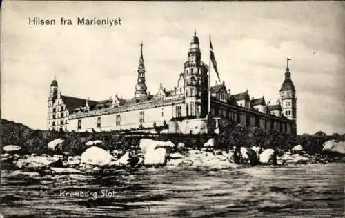 Ak Helsingør Helsingör Dänemark, Kronborg Slot, Schloss
