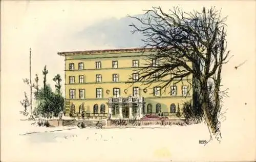 Künstler Ak Karlskoga Schweden, Hotel Bofors