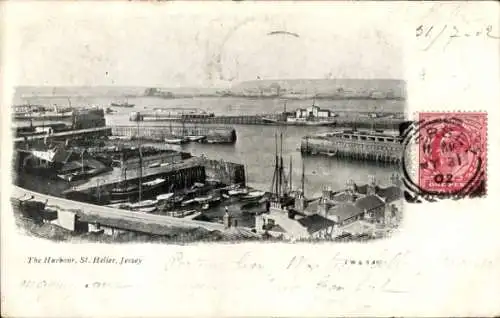 Ak Saint Helier Kanalinsel Jersey, Hafen